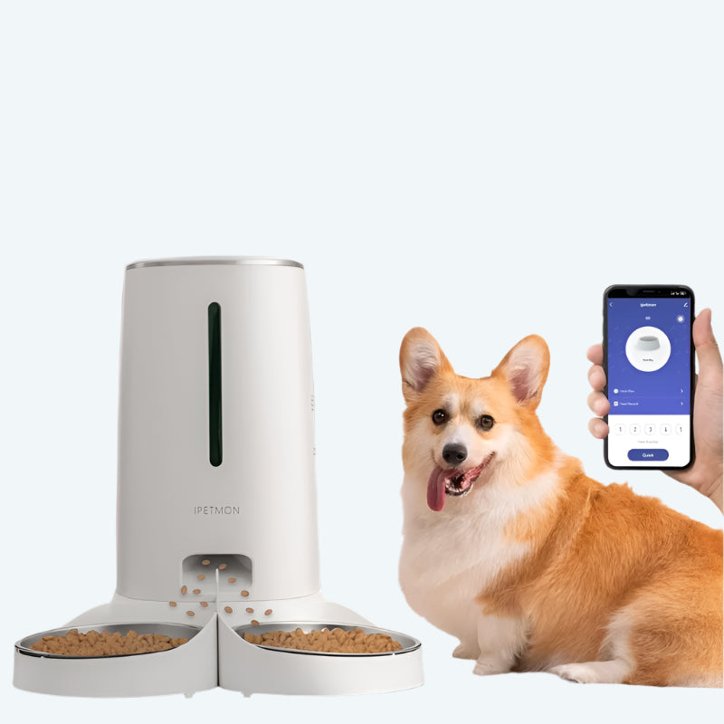 Pets4joy™ SmartFeast Duo – Wi-Fi Pet Feeder